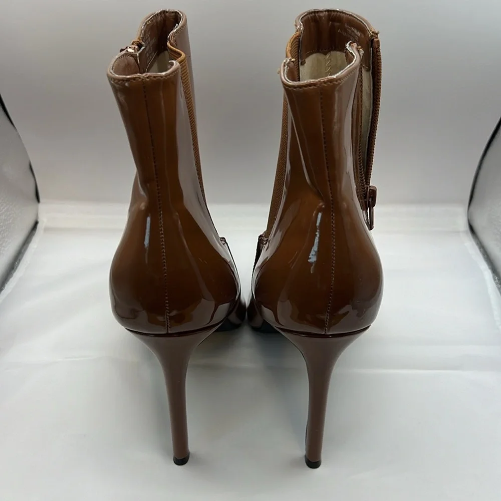 INC Katalina Brown Booties size 10 NWOB - Picture 4 of 11